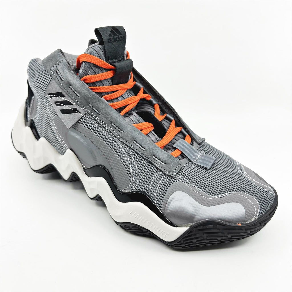Adidas Exhibit B Candace PE Grey Impact Orange Womens Athletic Sneaker (GZ2351)