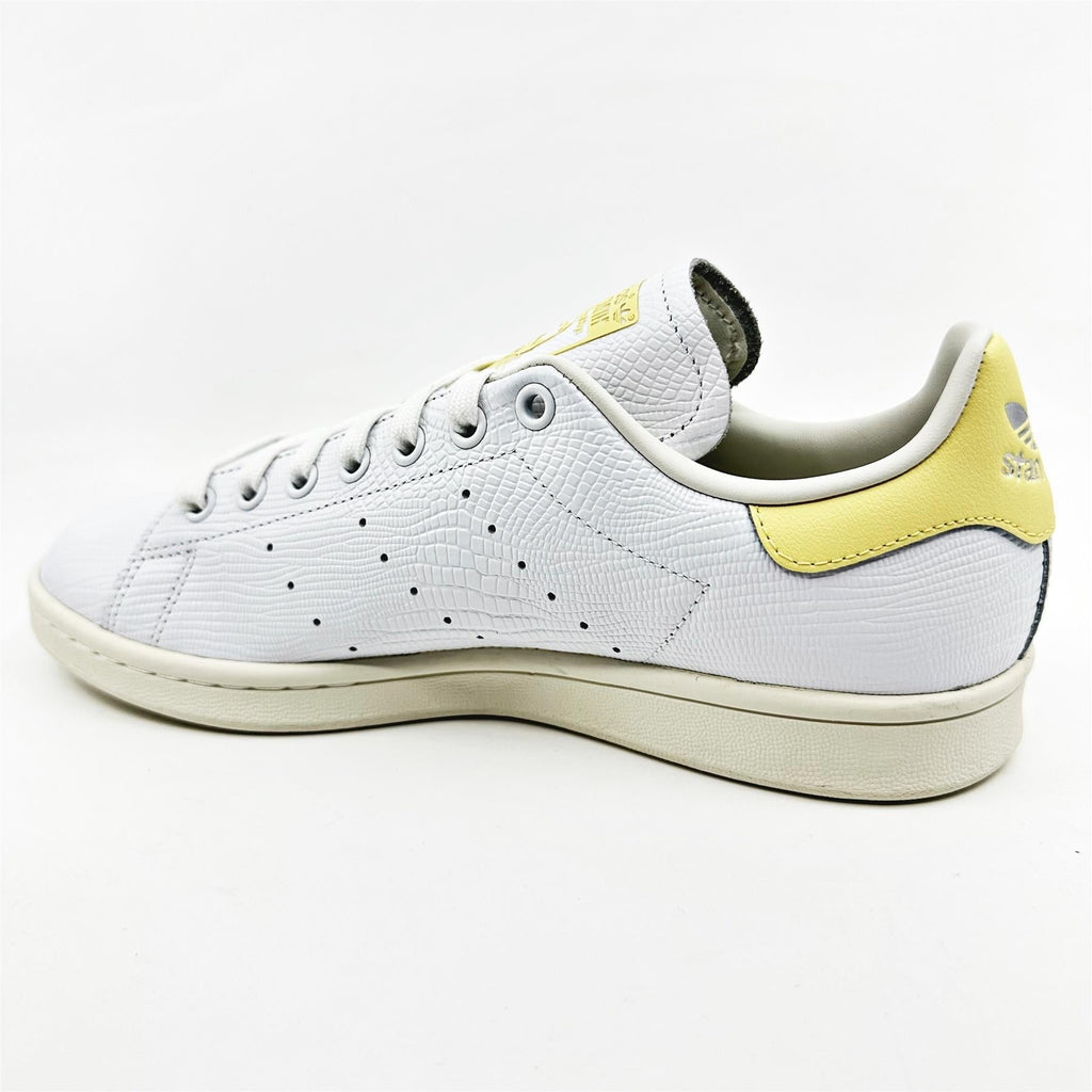 Adidas Stan Smith Cloud White Almost Yellow Womens Size 9.5 Athletic Sneakers (IE0464)