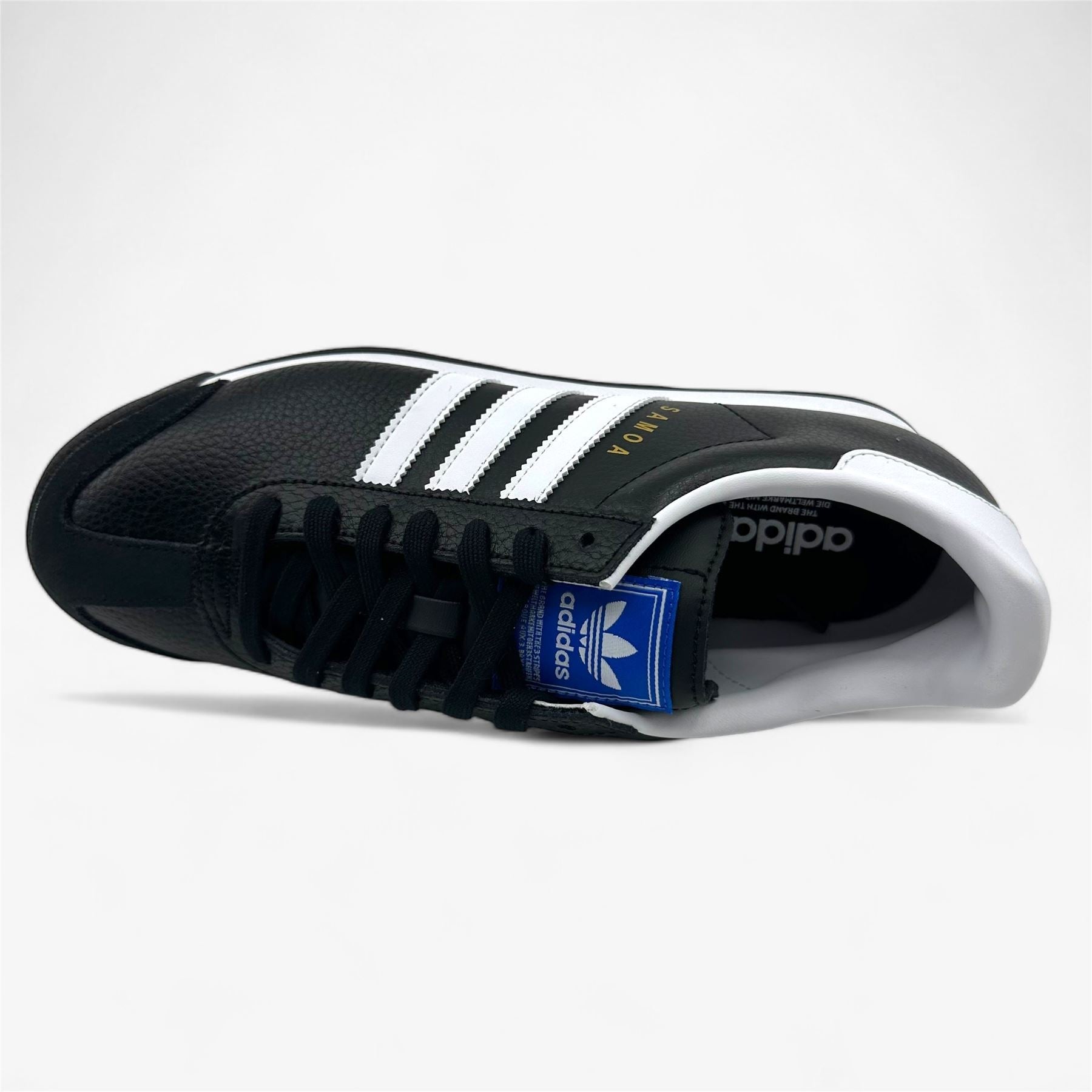 Adidas Samoa Core Black White Mens Athletic Sneaker (019351)