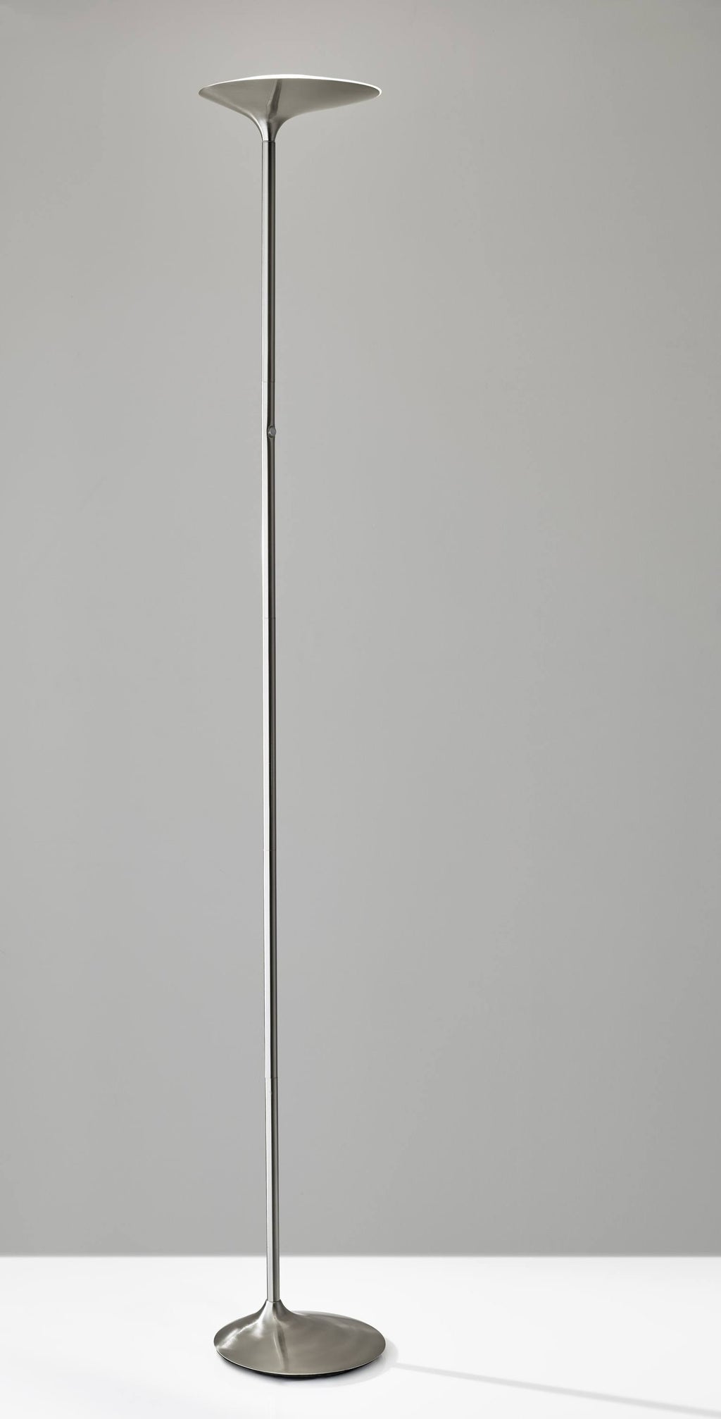 Brushed Steel LED Torchiere R77163