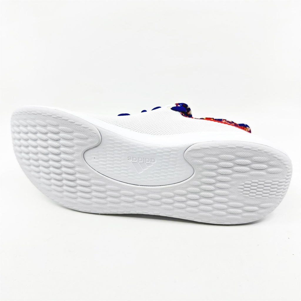 Adidas Cloudfoam Pure SPW Cloud White Orange Red Womens Athletic Sneakers (IE8525)