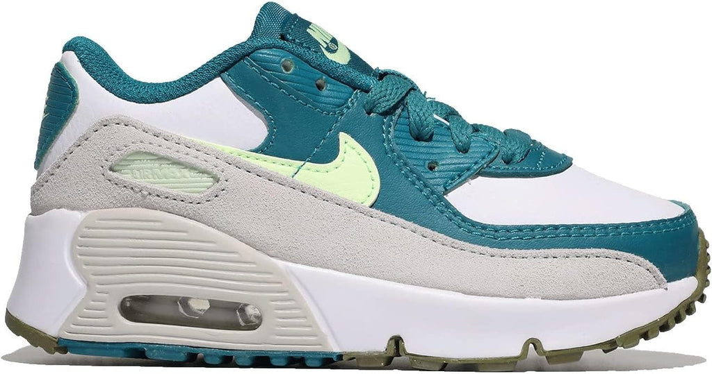 Toddler's Nike Air Max 90 LTR White/Barely Volt  (CD6868 124)