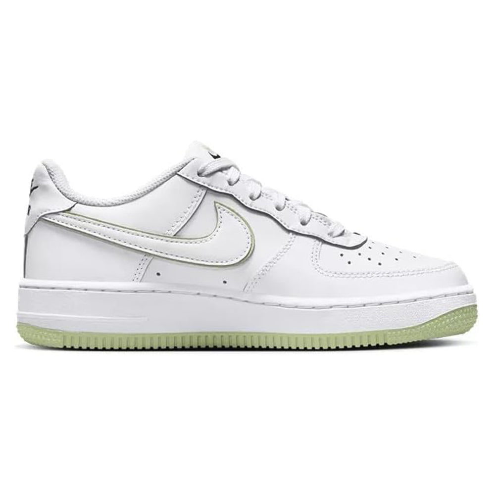 Big Kid's Nike Air Force 1 White/Honeydew-White-Black (CT3839 108)