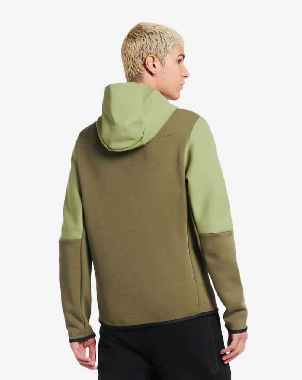 Nike Sportswear Alligator/Medium Olive/Black Tech Fleece Full-Zip Hoodie (CU4489 334)