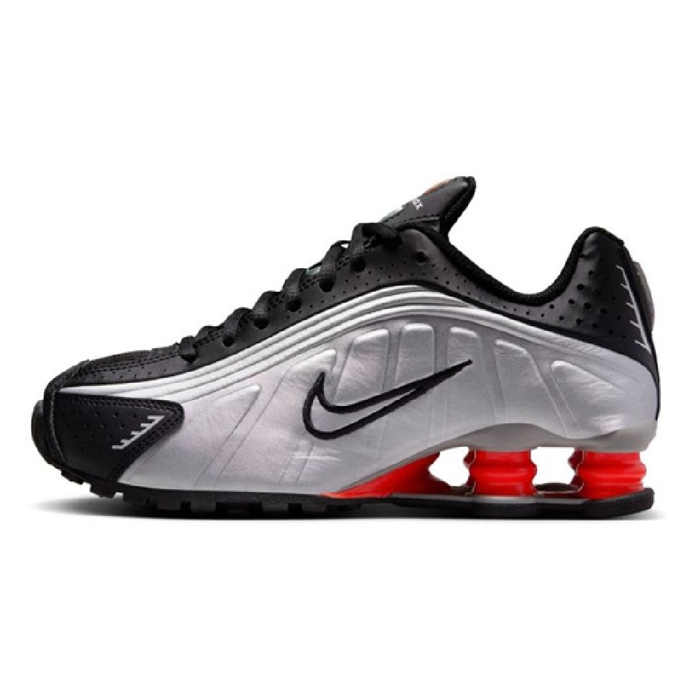 Big Kid's Nike Shox R4 Metallic Silver (CW2626 005)