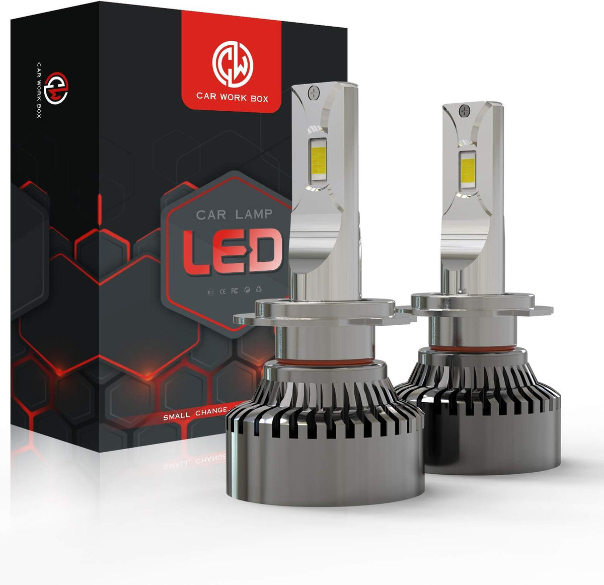 H7 LED Headlight Bulbs 6000K Conversion Kit Pack of 2 J999