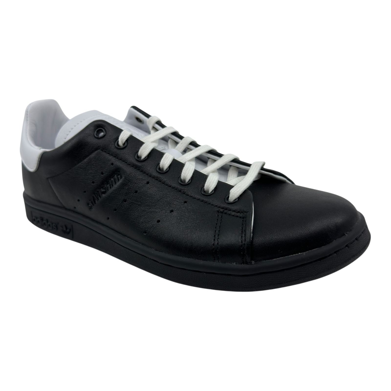 Adidas Stan Smith Lux Core Black Cloud White Mens Athletic Sneaker (JH9719)