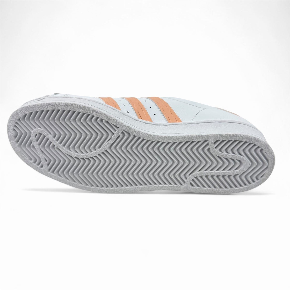 Adidas Superstar White Haze Coral Kids Size 7 Athletic Sneaker (GZ9097)