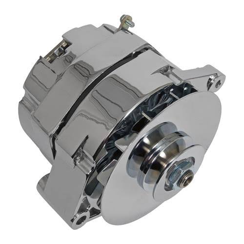 Chrome Plated 80 Amp Alternator for Chevrolet C10 Y665