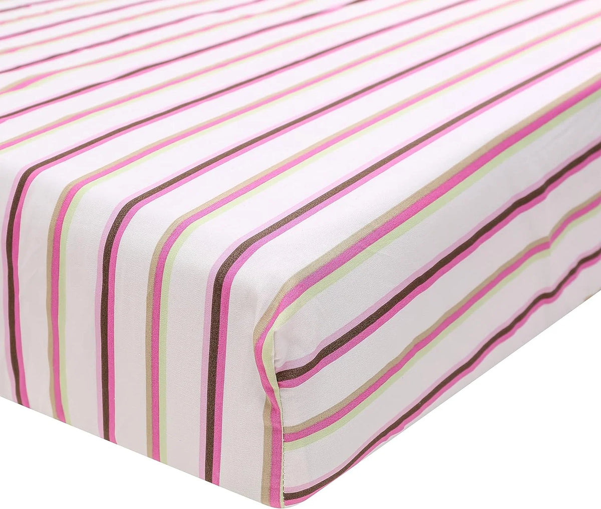 Pink 4 PC Microfiber Cotton Crib Bedding Set H402361