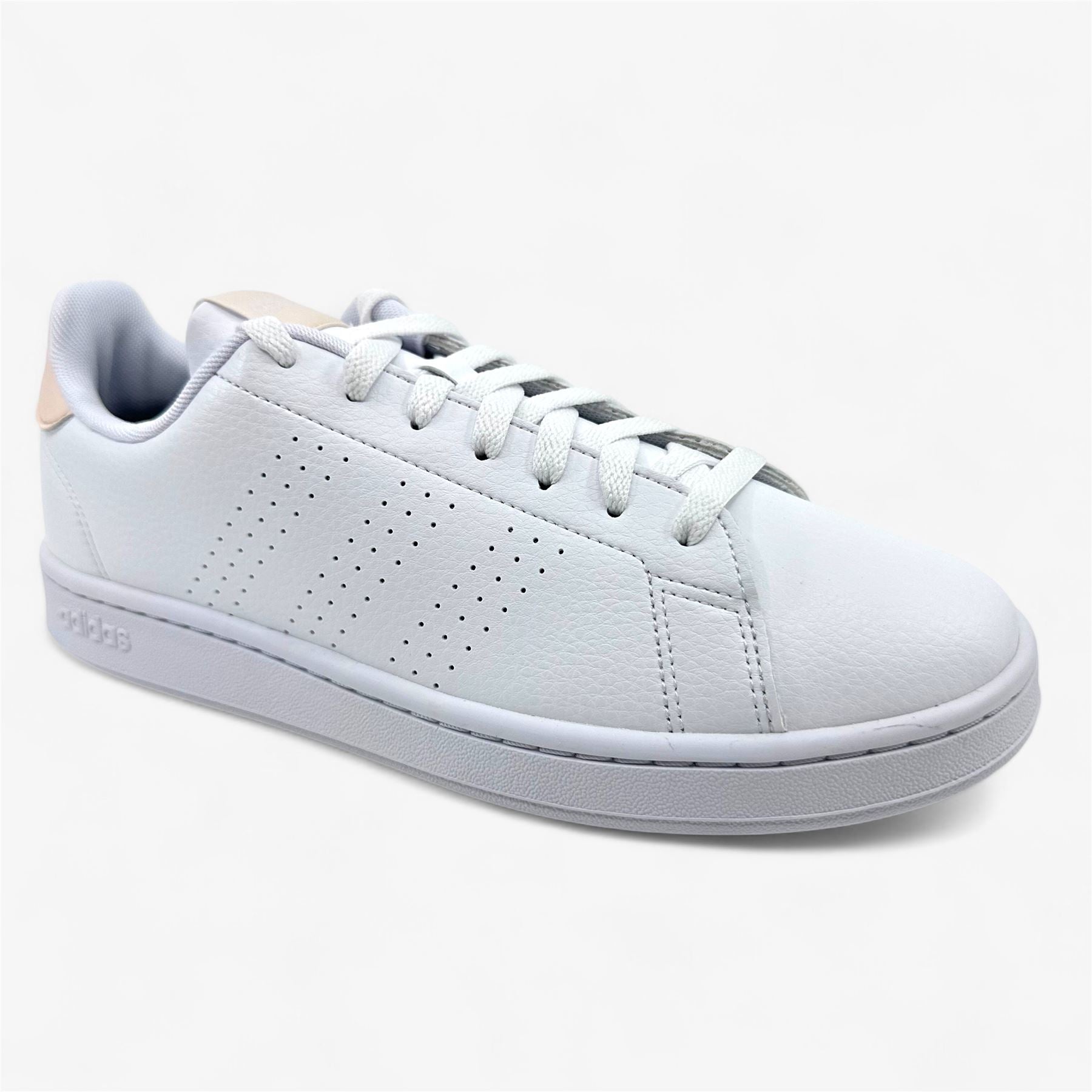 Adidas Advantage White Wonder Quartz Womens Size 9 Athletic Sneaker (ID9652)