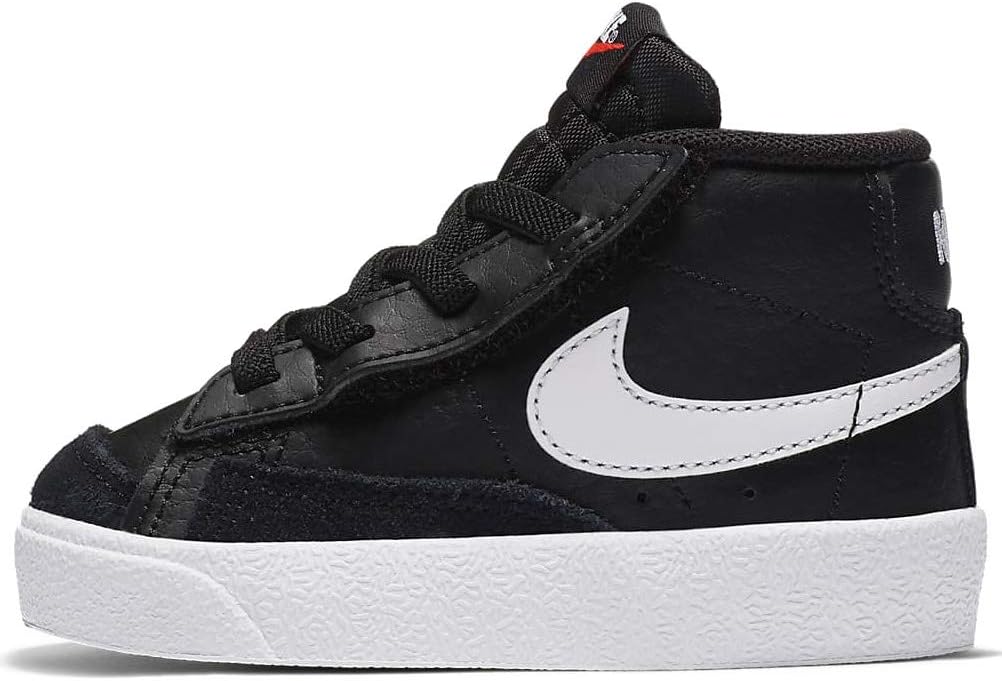 Toddler's Nike Blazer Mid '77 Black/White-White-Team Orange (DA4088 002)