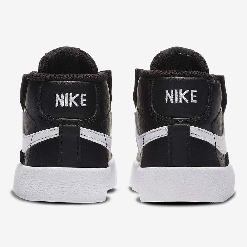 Toddler's Nike Blazer Mid '77 Black/White-White-Team Orange (DA4088 002)