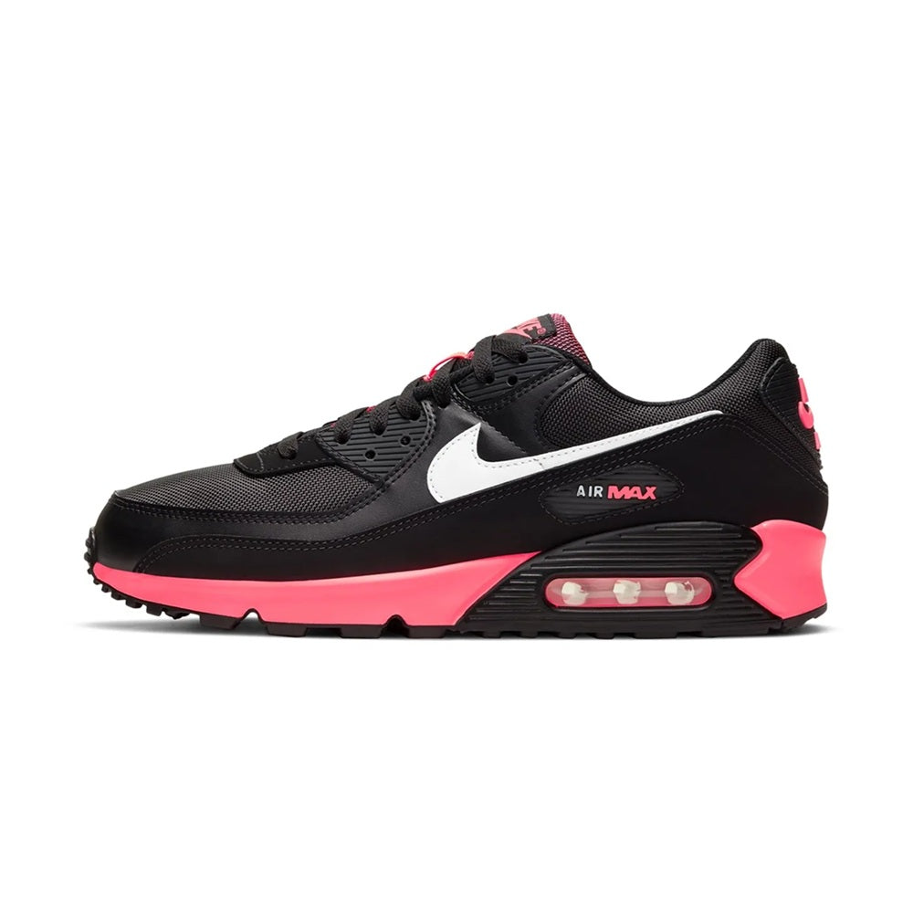 Men's Nike Air Max 90 Black/White-Racer Pink (DB3915 003)