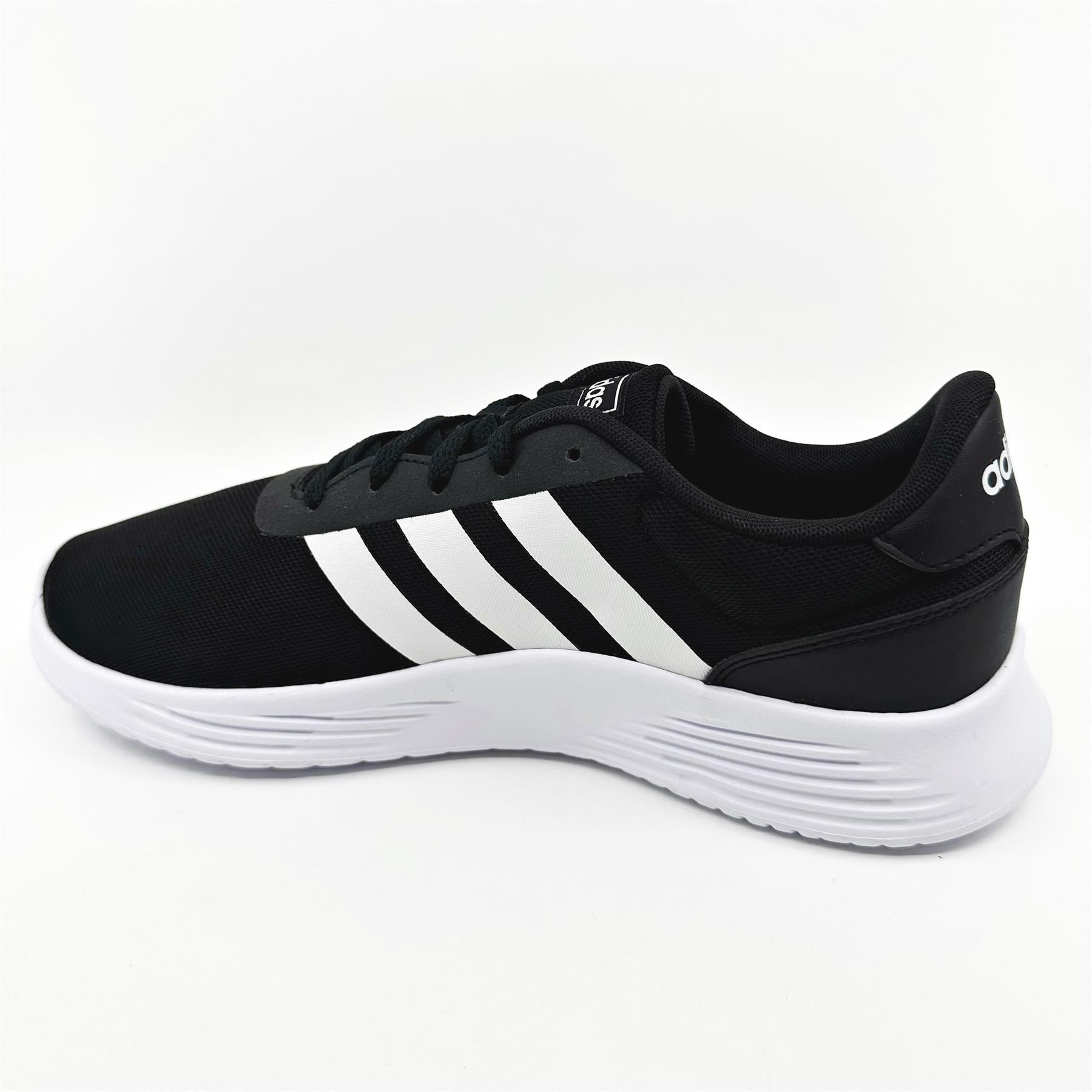 Adidas Lite Racer 2.0 Core Black Core White Mens Athletic Sneakers (EG3283)