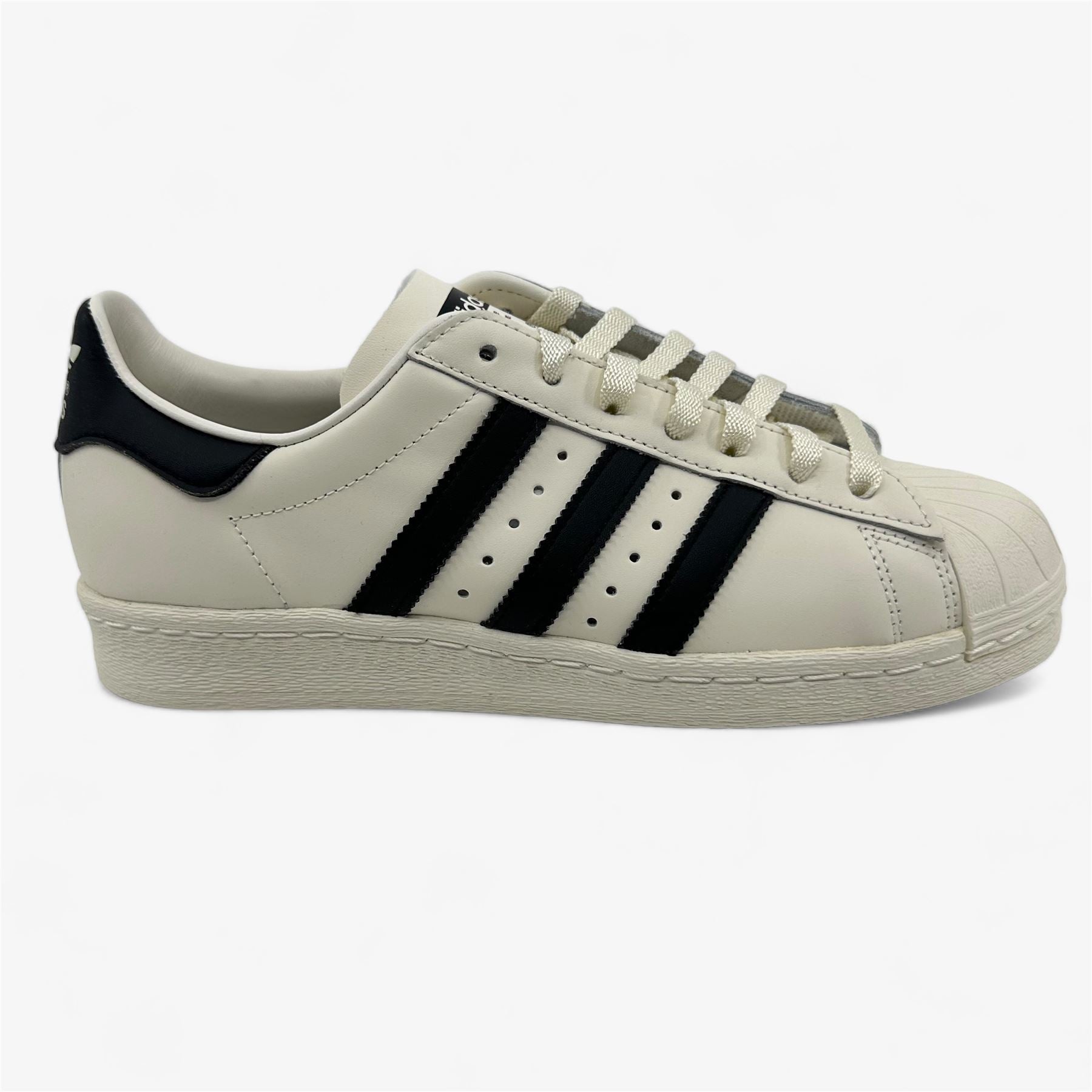 Adidas Superstar 82 Cloud White Black Mens Athletic Sneaker (GY7037)