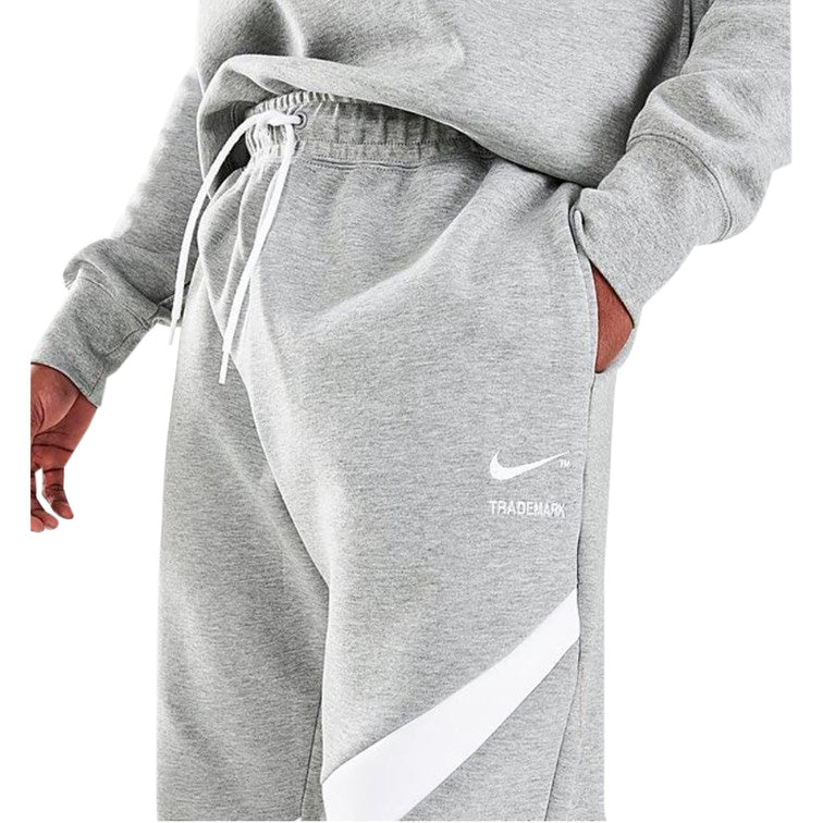 Men's Nike Gray/White Sportswear Swoosh Tech Fleece Pants (DH1023-063)