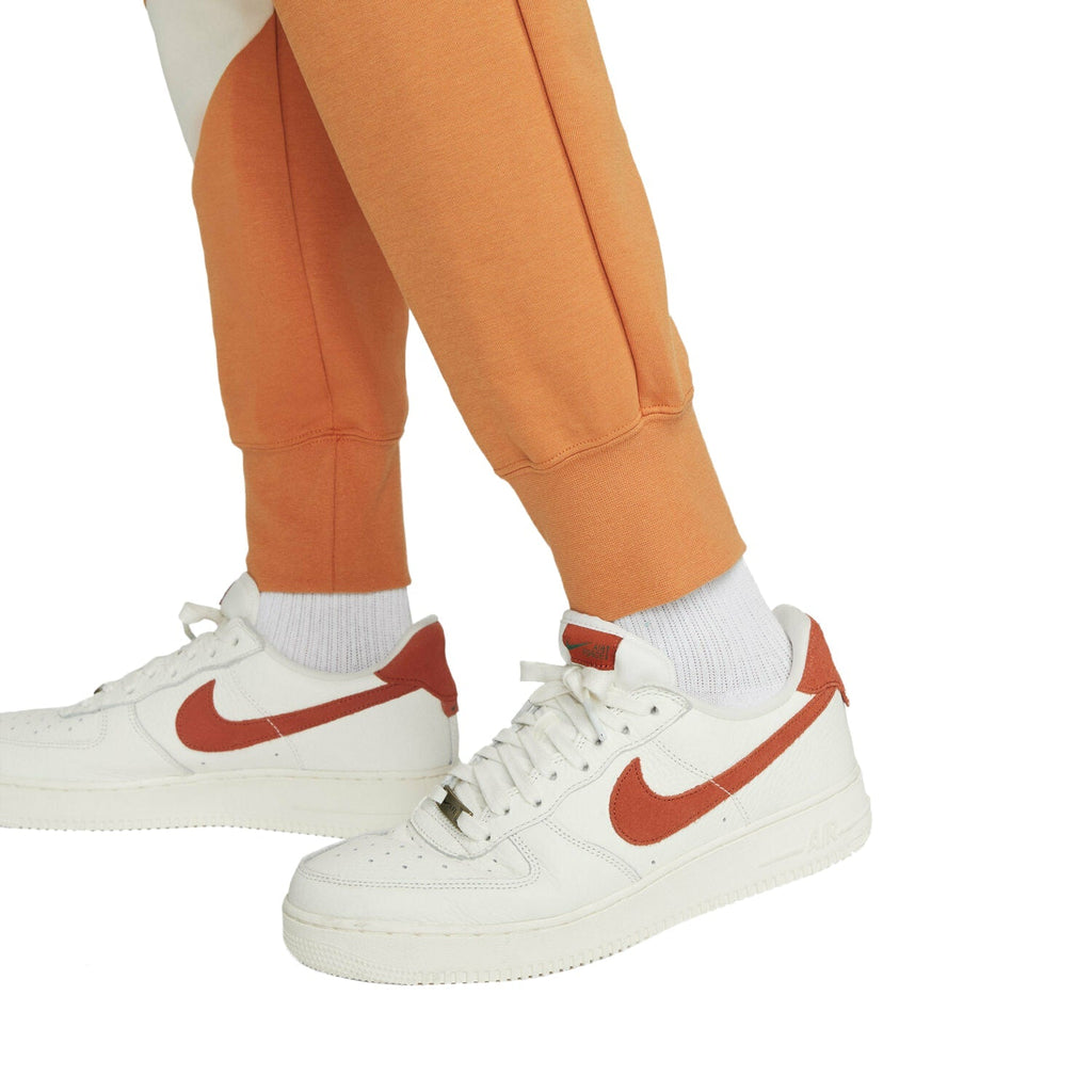 Men's Nike Hot Curry/Pearl White Sportswear Swoosh Tech Fleece Pants (DH1023-808)