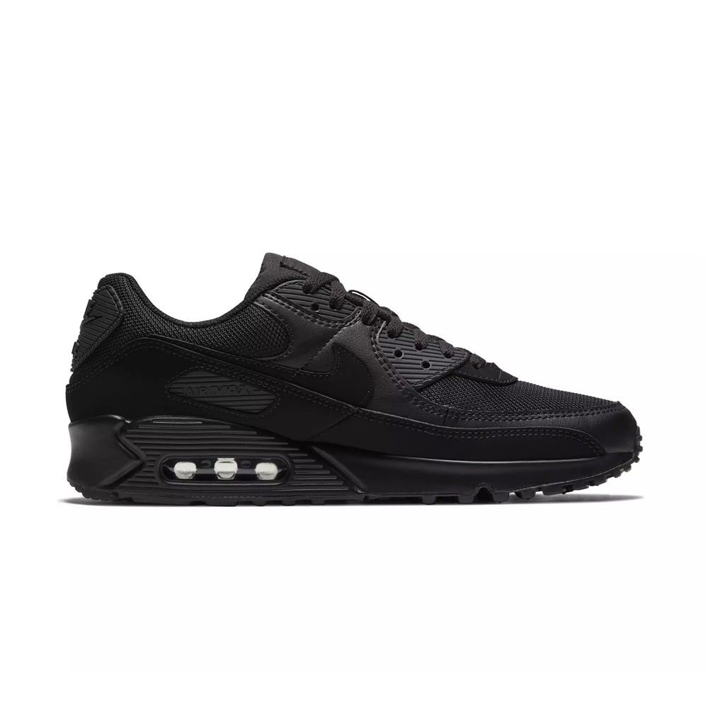 Men's Nike Air Max 90 Black/Black-LT Smoke Grey (DM0029 024)