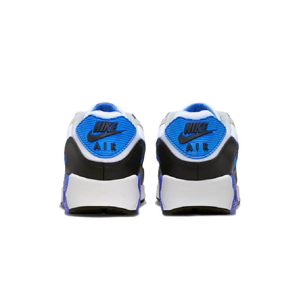 Men's Nike Air Max 90 White/Blue Crystal (DM0029 122)