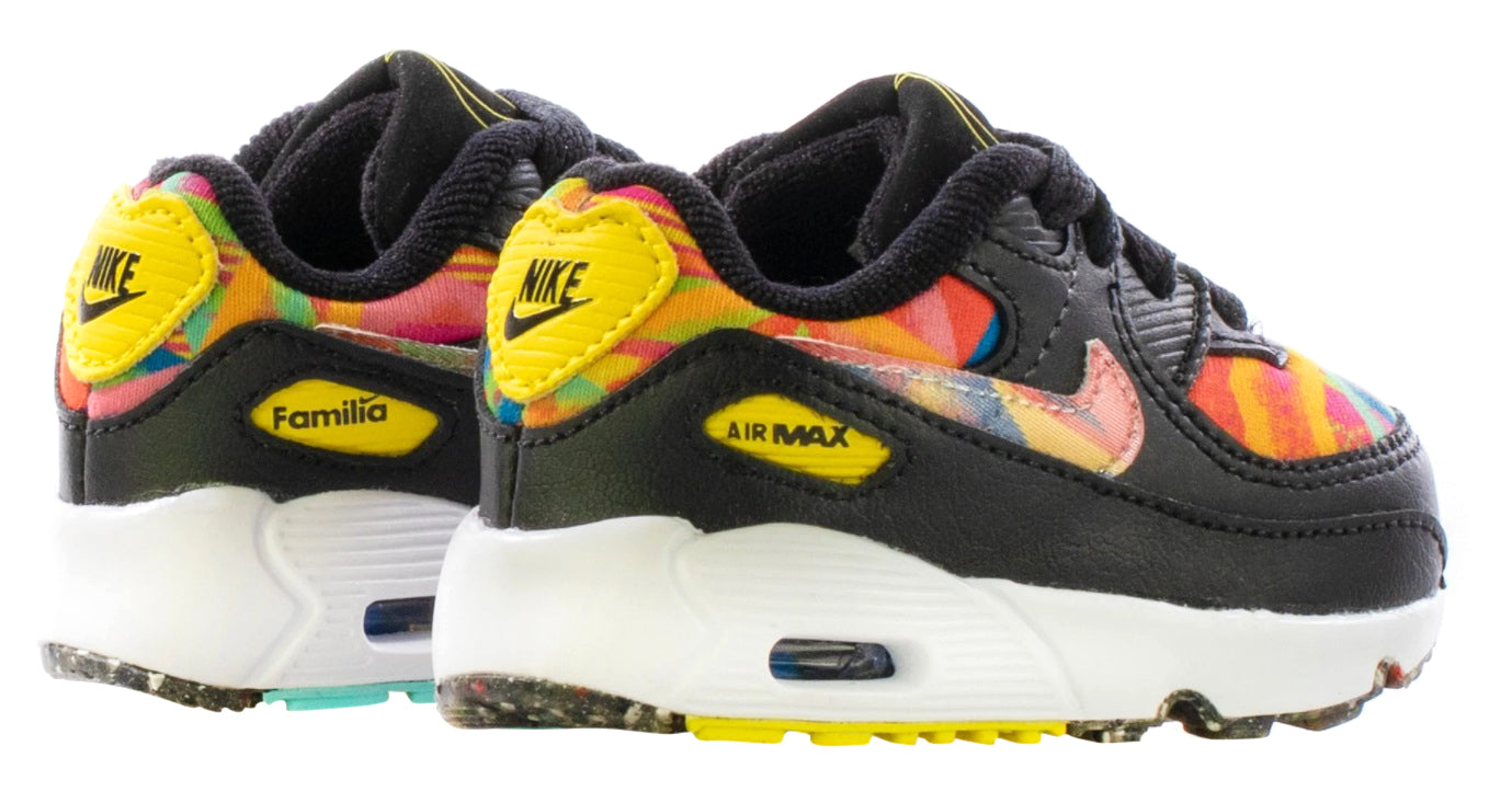 Toddler's Nike Air Max 90/LHM "Familia" Mlt-Clr/Fire Pnk-Bk (DM6919 900)