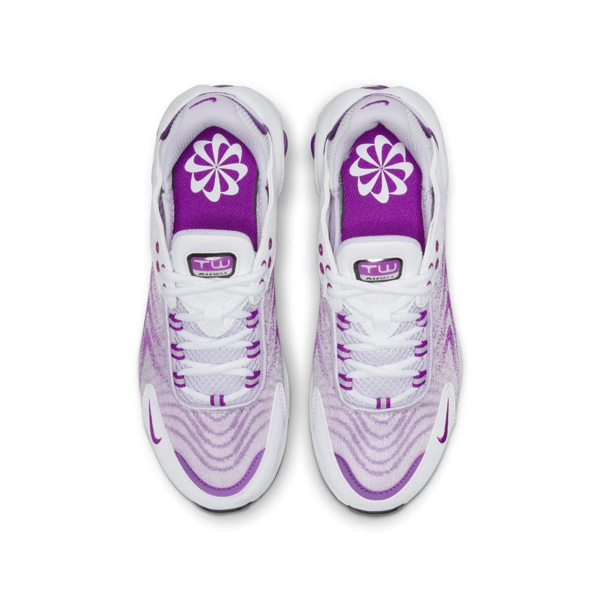 Big Kid's Nike Air Max TW White/Vivid Purple (DQ0296 101)