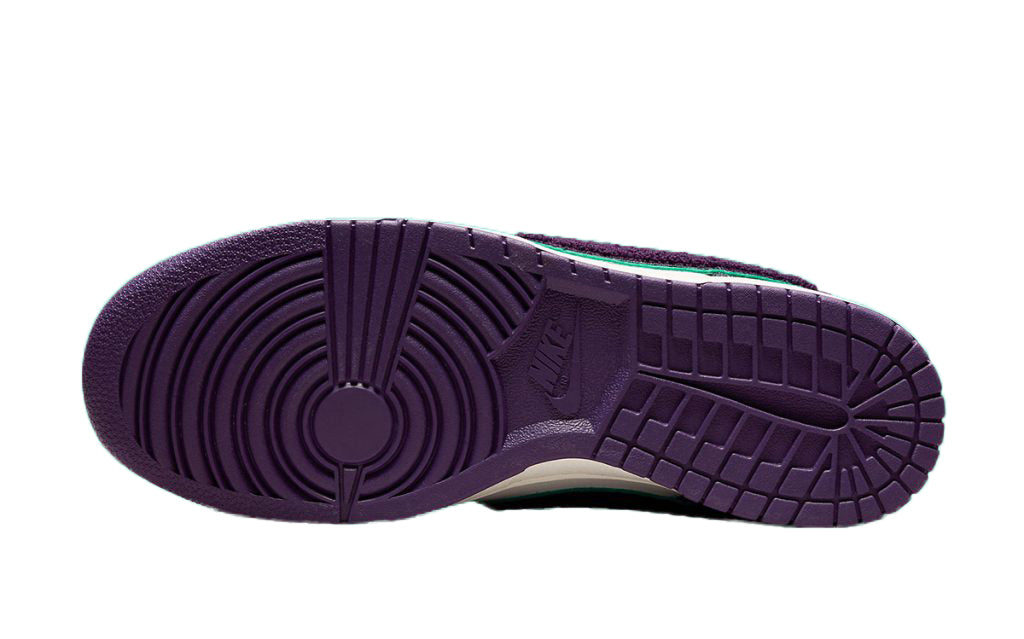 Men's Nike Dunk Low Retro "Chenille Swoosh" Sl/Grand Prple (DQ7683 100)