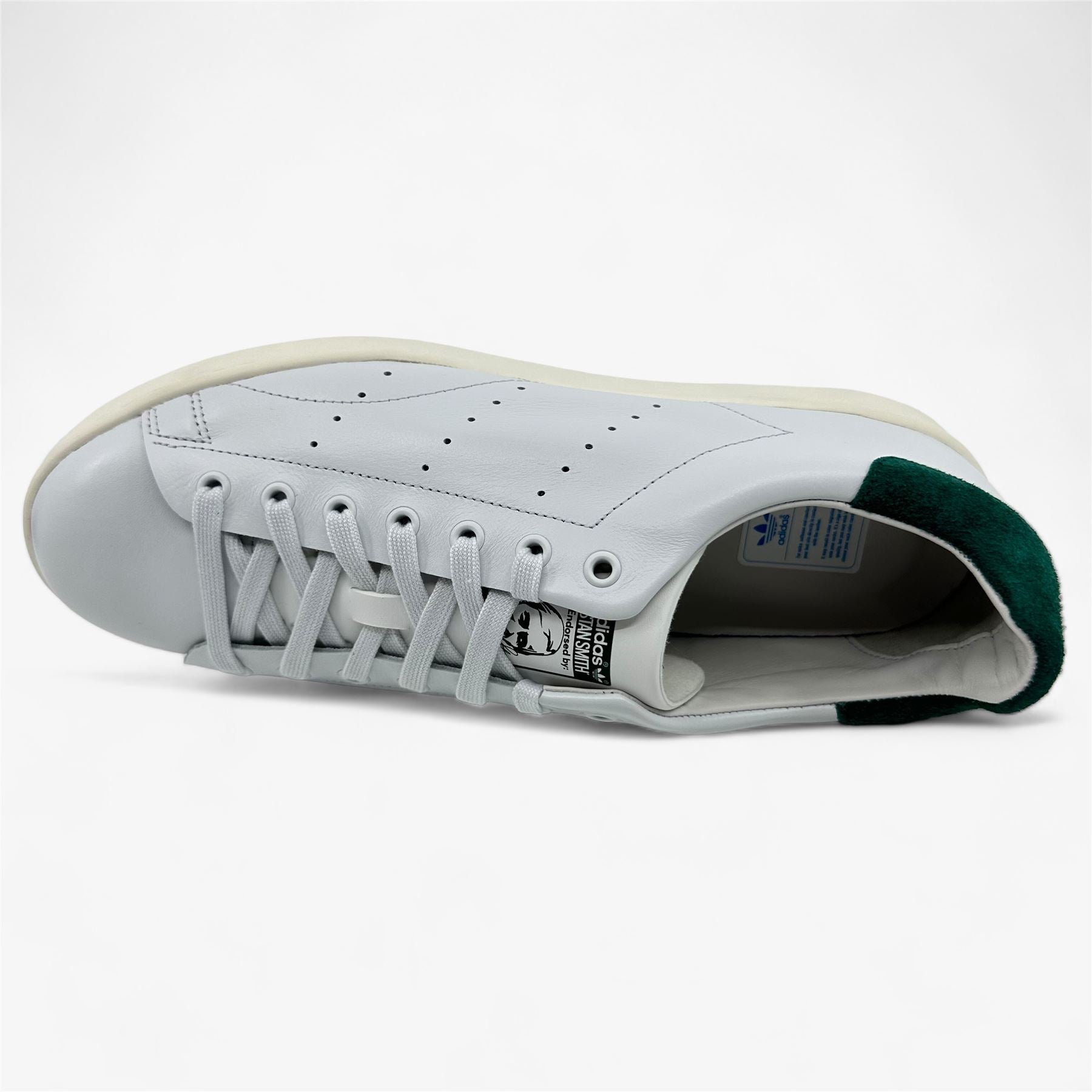 Adidas Stan Smith H Crystal White Collegiate Green Mens Athletic Sneaker (GX6298)