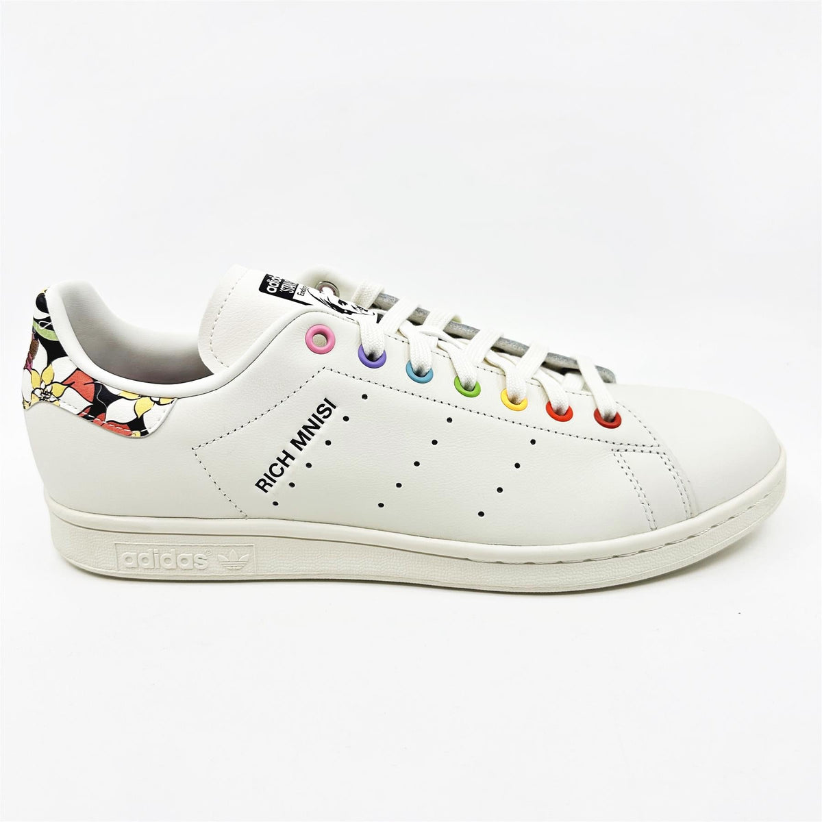 Adidas Stan Smith Pride RM Off White Multicolor Mens Athletic Sneakers (ID7494)