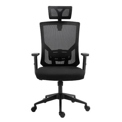 High Back Mesh Task Chair with Adjustable Headrest and Lumbar Support G27698