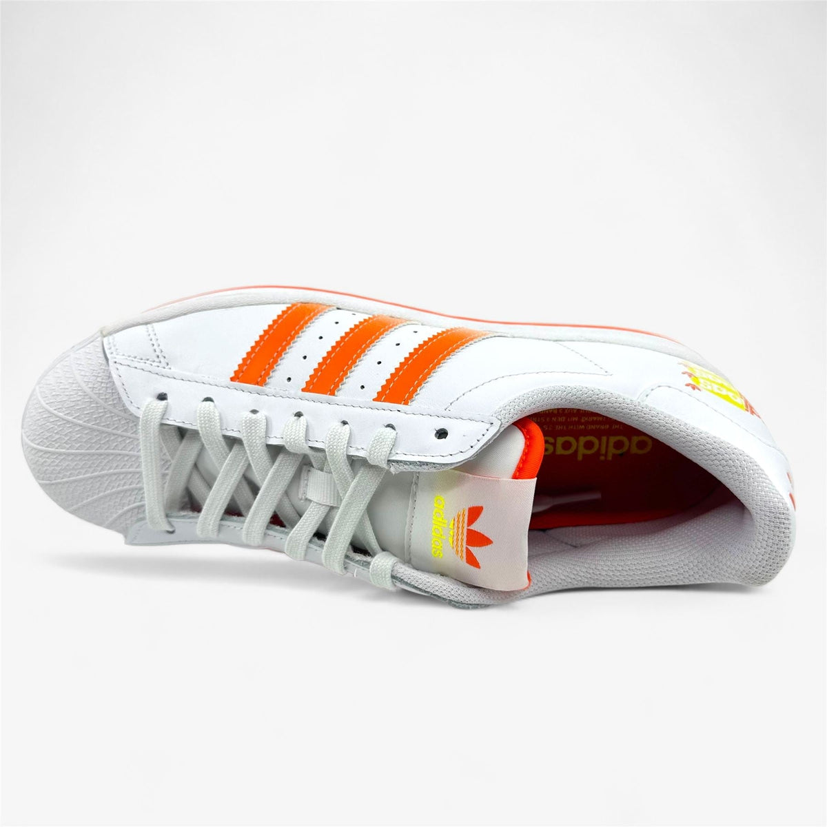 Adidas Superstar Y2K White Orange Mens Athletic Sneaker (GZ4748)
