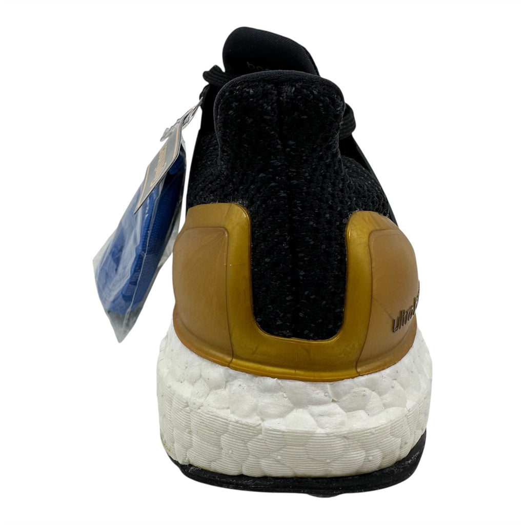 Adidas UltraBoost 2.0 Black Gold Mens Athletic UCLA Bruins Sneaker (BB0800)