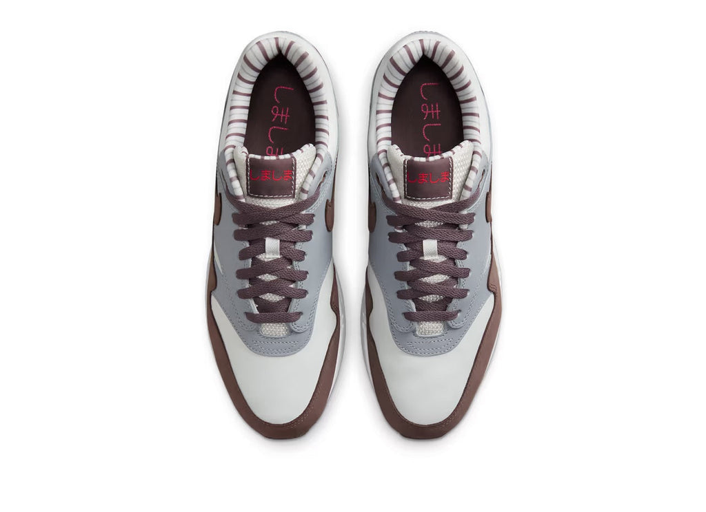 Men's Nike Air Max 1 PRM Summit White/Plum Eclipse (FB8916 100)
