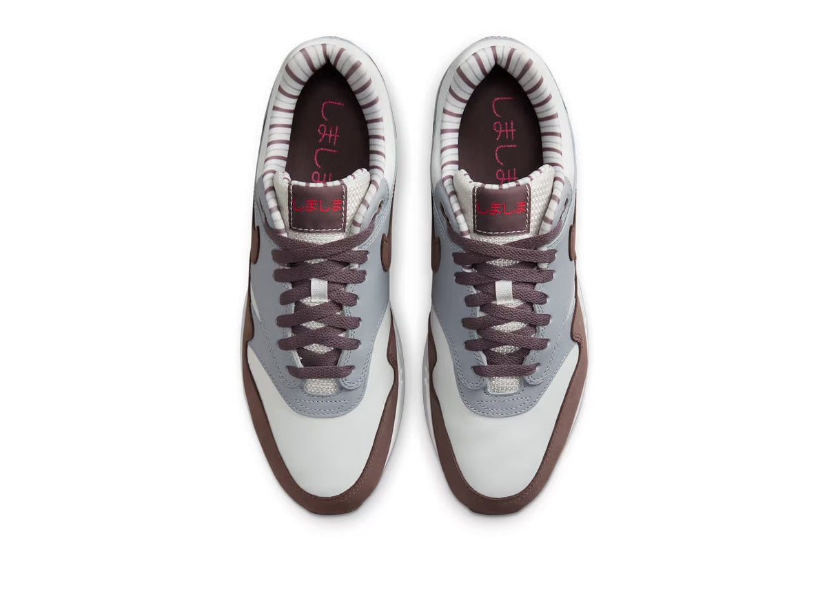 Men's Nike Air Max 1 PRM Summit White/Plum Eclipse (FB8916 100)