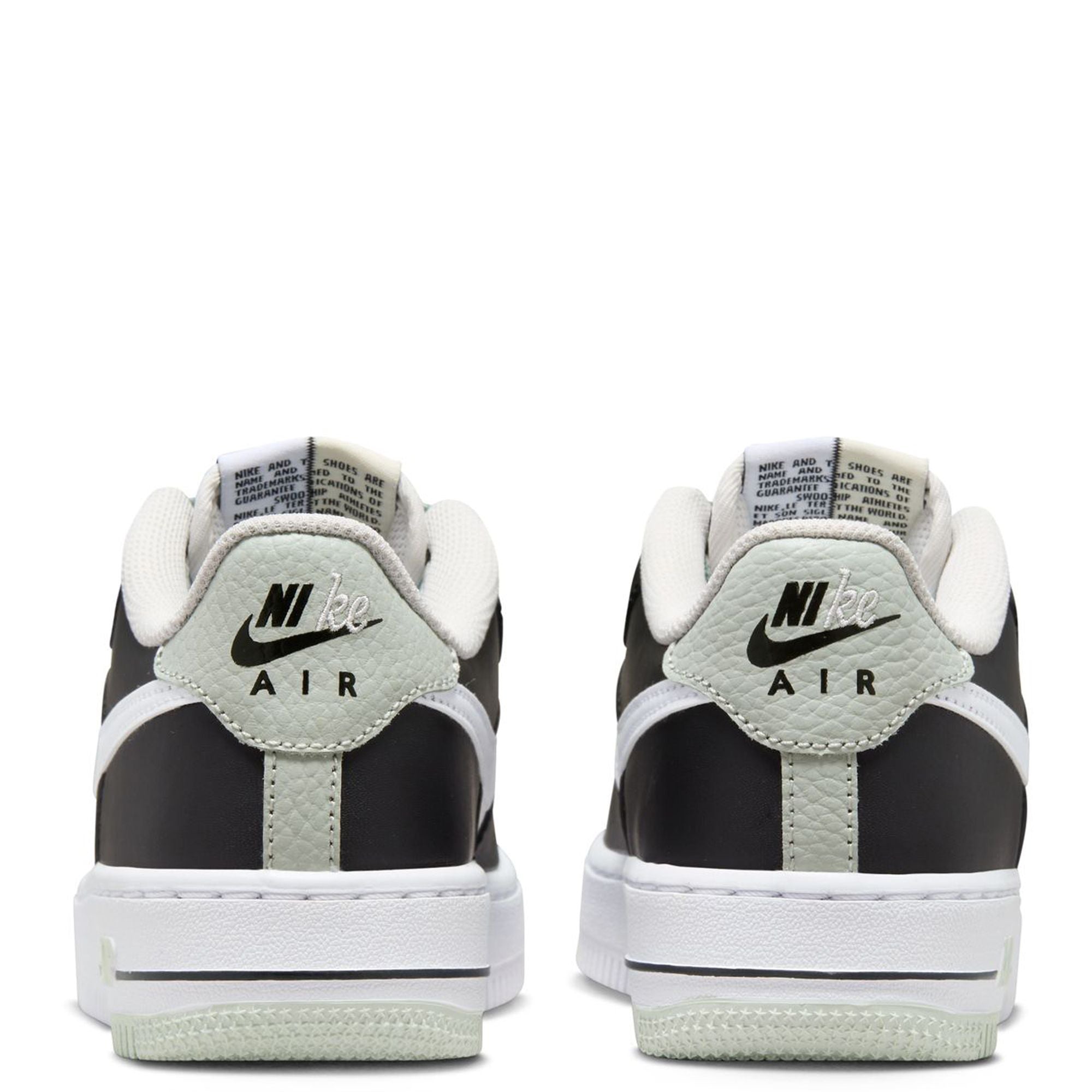 Big Kid's Nike Air Force 1 LV8 1 Black/Light Silver-Phantom (FB9035 002)