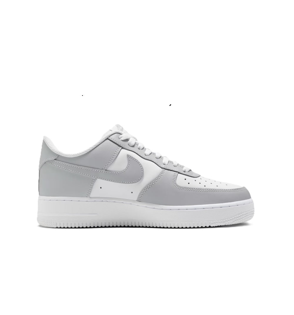 Men's Nike Air Force 1 '07 White/LT Smoke Grey-White (FD9763 101)