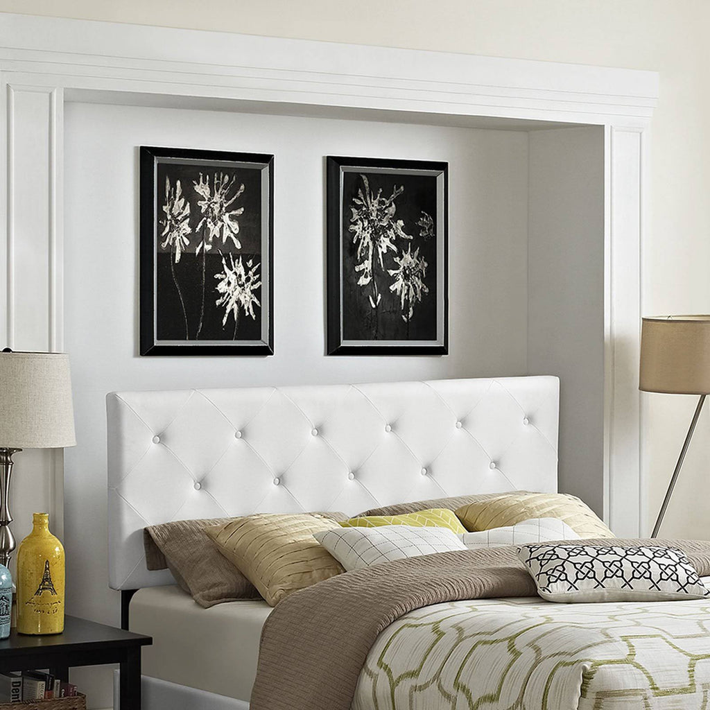 Black Full Vinyl Headboard T692056