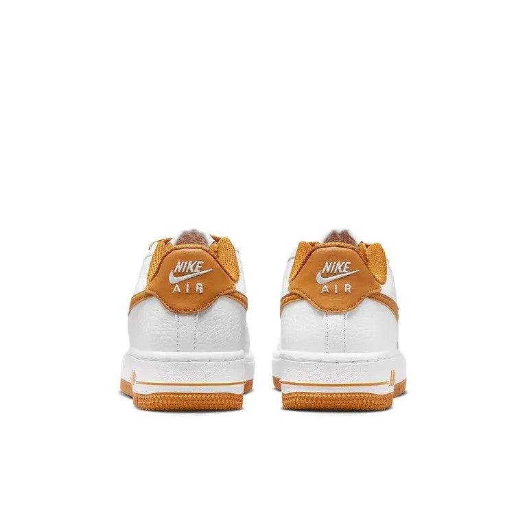 Big Kid's Nike Air Force 1 BG White/Desert Ochre (FJ0706 100)