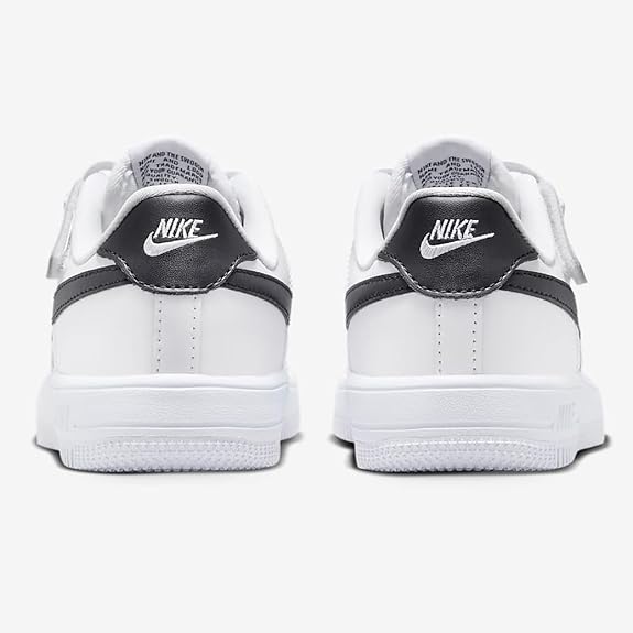Little Kid's Nike Force 1 Low Easyon White/Black (FN0237 101)
