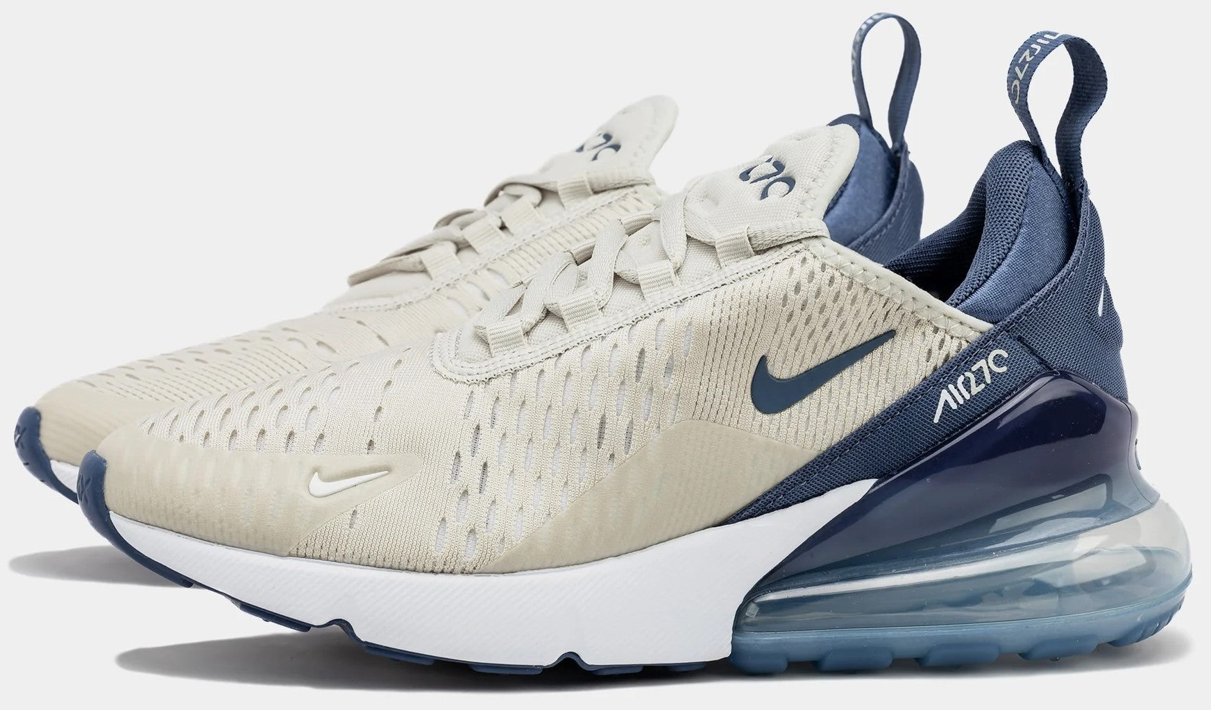 Women's Nike Air Max 270 Light Bone/Diffused Blue-White (FQ8783 072)
