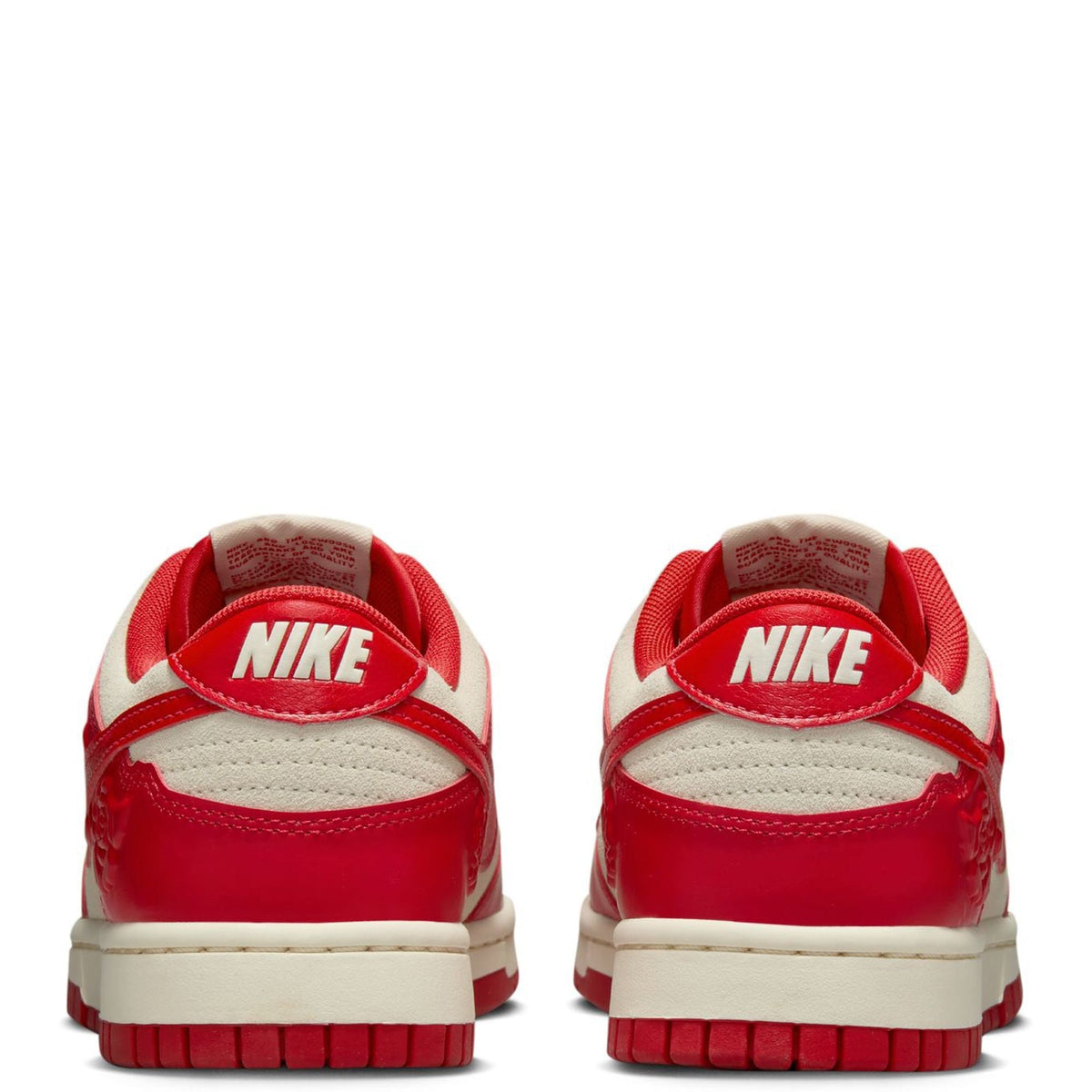 Women's Nike Dunk Low "Red Roses" Coconut Milk/Univer Red (HF1986 100)