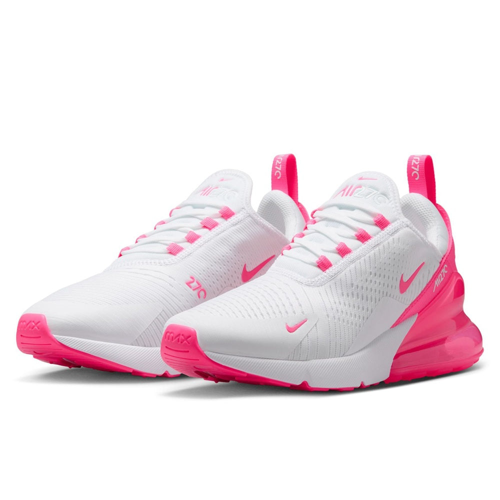 Women's Nike Air Max 270 White/Hyper Pink-White (HJ3222 107)