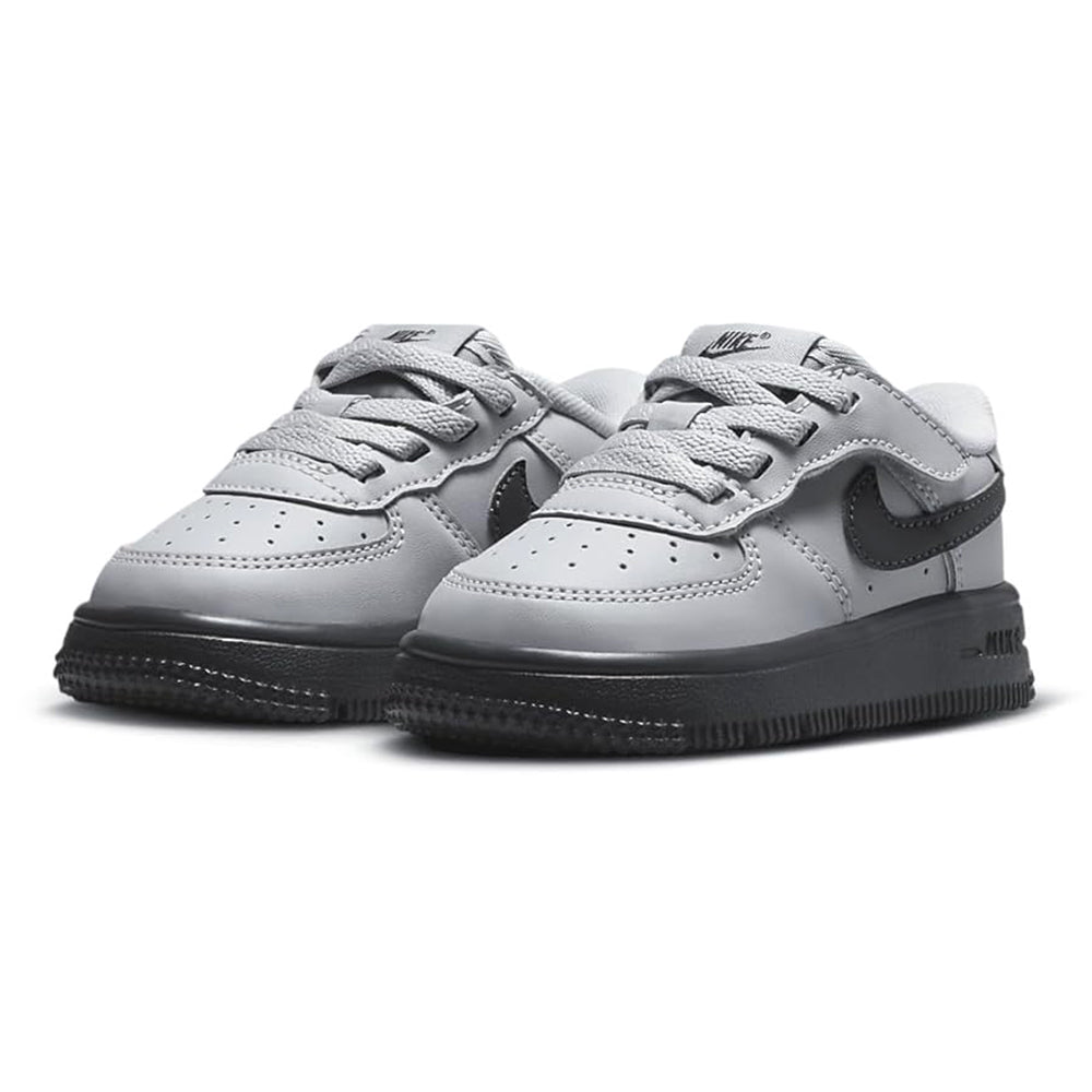 Toddler's Nike Force 1 Low Easyon Wolf Grey/DK Smoke Grey (HQ3809 001)