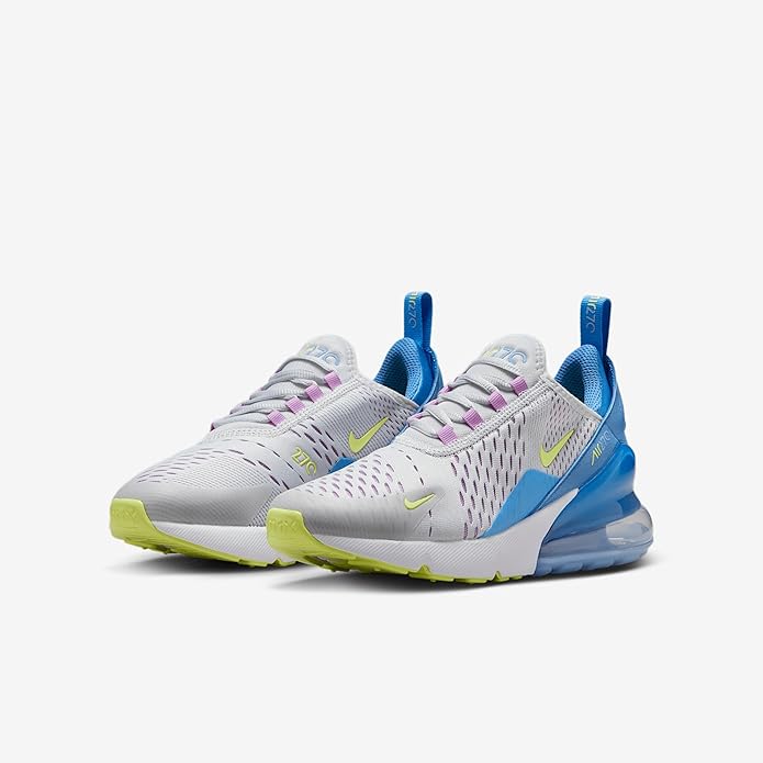 Big Kid's Nike Air Max 270 BG Pure Platinum/LT Lemon Twist (IB4401 043)