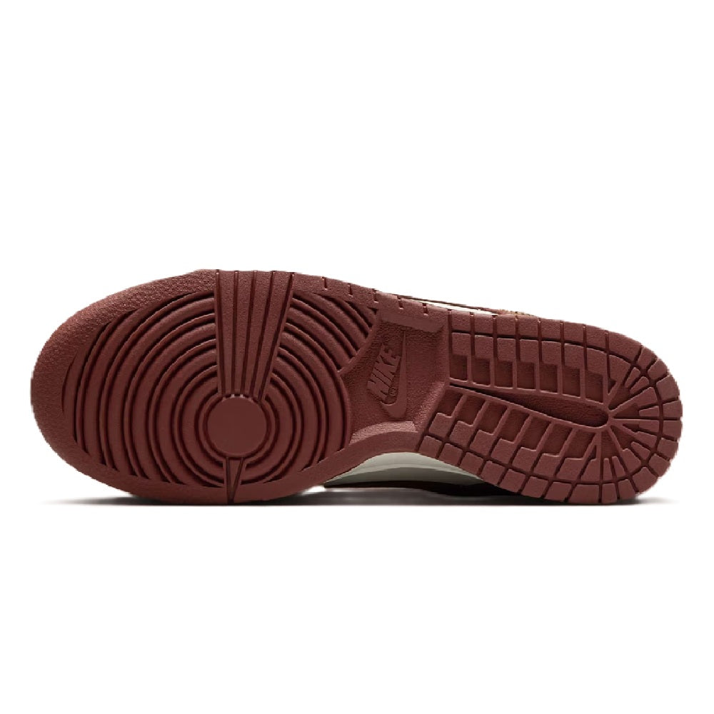 Women's Nike Dunk Low Sail/Red Sepia-Metallic Gold (IB4417 104)