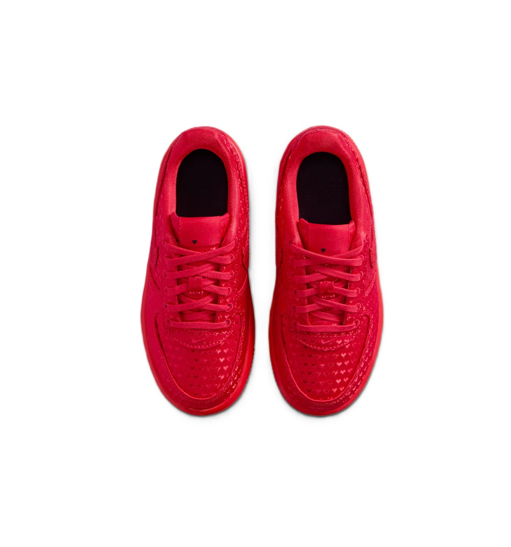 Little Kid's Nike Force 1 Low Lace 'Valentine's Day' University Red/University Red (IQ2744 600)