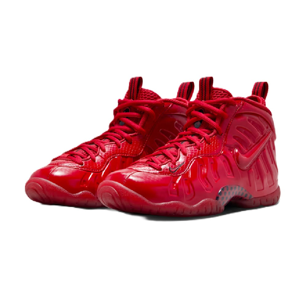 Big Kid's Nike Little Posite Pro "Red October" Gym Red/Black (IQ7230 600)