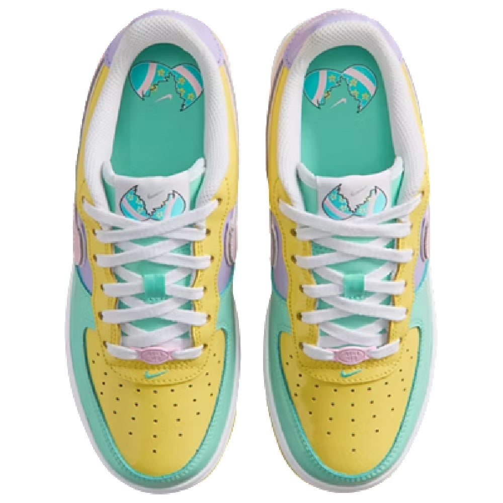 Big Kid's Nike Air Force 1 BG "Easter" Yellow Pulse/Pink Foam (IU7906 701)