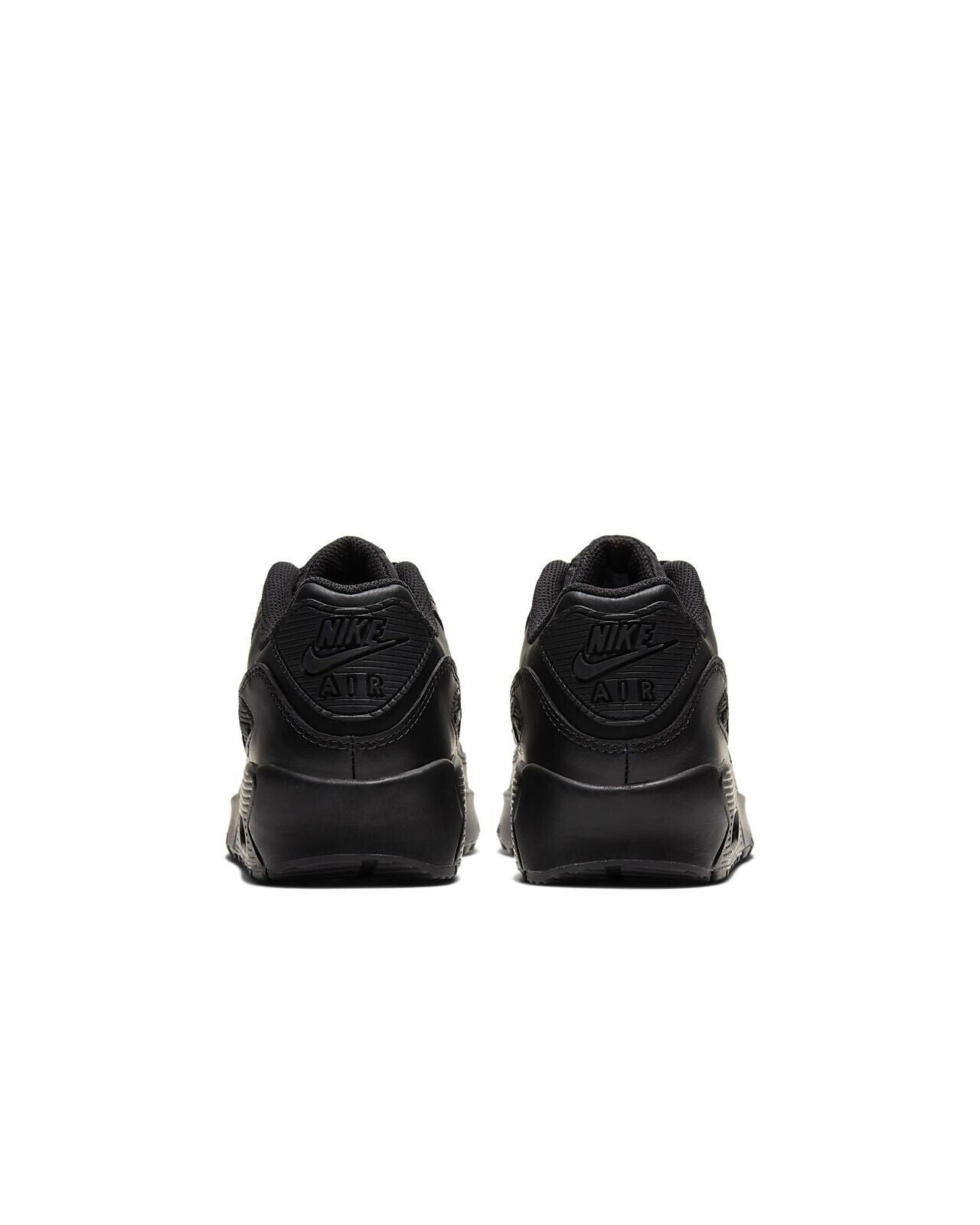 Big Kid's Nike Air Max 90 LTR Black/Black-Black-White (CD6864 001)